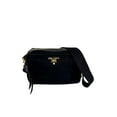 thumbnail image 1 of Pre-Owned Prada Tessuto Nylon Bandoliera Black Crossbody Camera Bag, 1 of 2