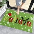thumbnail image 5 of Grinch Door Mat Christmas Decoration Entrance Doormat Non-Slip Floor Mat Absorb Water Indoor Rugs Bath Kitchen Garden Entryway Mats Holiday Decor for Outdoor 30 * 17 inch, 5 of 6
