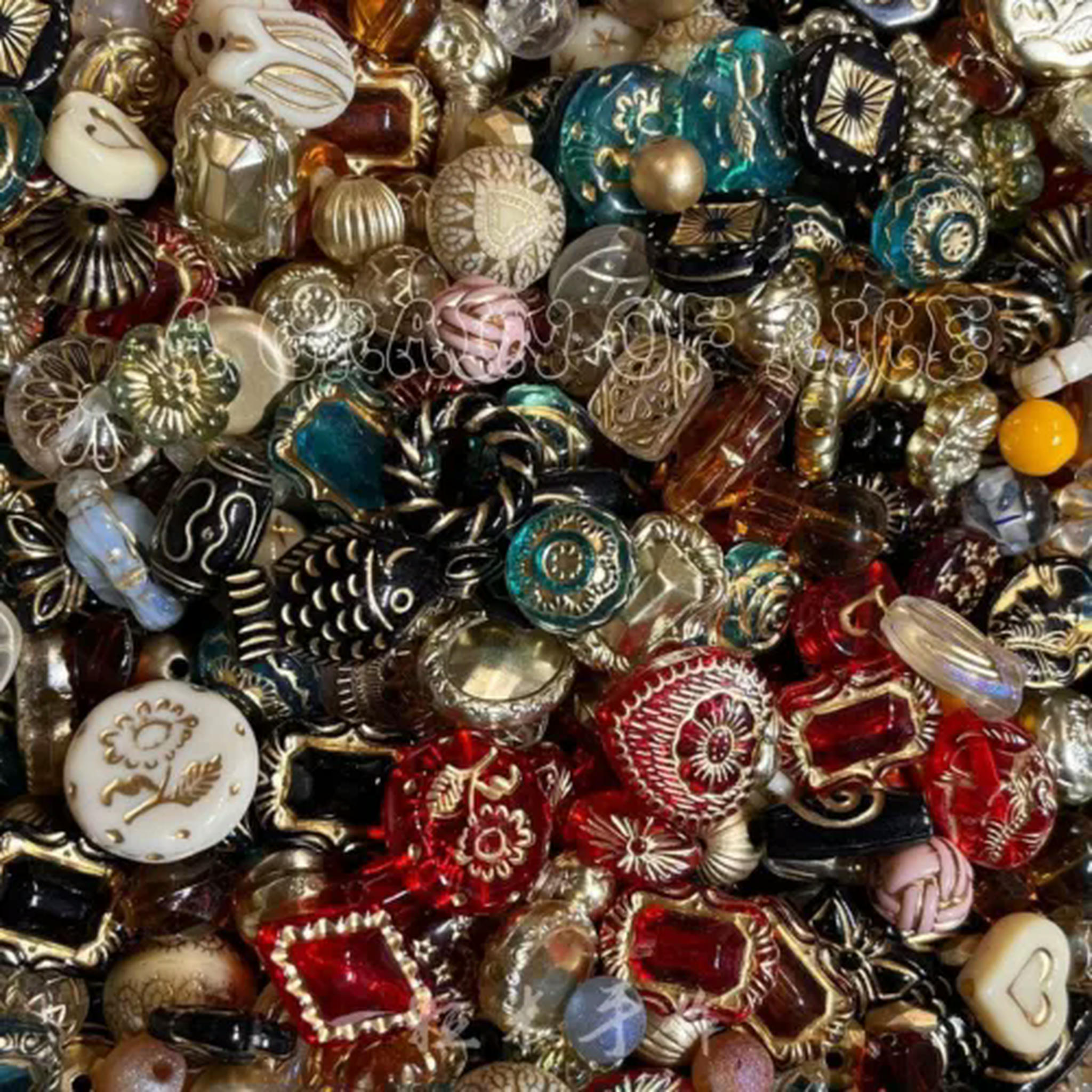 EOEMY Vintage Now Bulk Jewelry Bead Lot 130Pc All Brand New Untested 200+Mix And Match