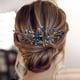 thumbnail image 4 of KAKOWELY Peineta de cristal para novia, peineta para boda, tocado, accesorios para el cabello de novia, 4 of 5