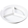 thumbnail image 5 of Carlisle KL20302 Kingline White 3-Compartment Plate - Dozen, 5 of 7