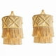 thumbnail image 1 of 2X Tapiz de Pared Hecho Una Mano Pantalla de Macramé Decoración Boho Tapiz Artesanal Con Borlas Fondo Cabecera Decoración para Colgar En la Pared, 1 of 5