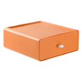 thumbnail image 4 of Organizador de cajones de escritorio, organizador de bolígrafos de mesa, caja de almacenamiento, contenedor naranja, 4 of 9