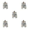 thumbnail image 3 of Guardurnaity Otoño mujeres hombres chaleco de mezclilla sin mangas botón abajo chaqueta ropa Type2 NO2, 3 of 6