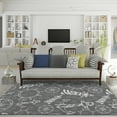 thumbnail image 5 of Addison Rugs Indoor/Outdoor Harpswell Lighthouse Washable Rug 9' x 12' - Grey, 5 of 5