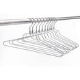 thumbnail image 3 of Quality Metal Hangers, 100-Pack, Swivel Hook, Stainless Steel Heavy Duty Wire Clothes Hangers, Heavy-Duty Clothes, Jacket, Shirt, Pants, Suit Hangers (100, Standard - 17" inch), 3 of 5