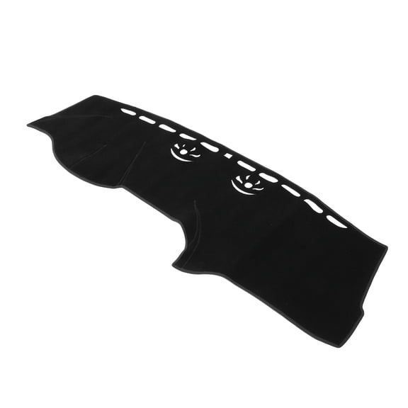 Unique Bargains Dash Cover for Audi A6 2009-2012 Center Console Dashboard Cover Non-Slip Polyester Black 1 Pcs