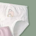 thumbnail image 4 of CZHQWE Toddler Underwear Girls 2T Girls Underwear Size 7 Baby Toddler Girls' Underwear, Cotton Panties, Comfort Briefs Light Purple 4PCS, 4 of 5