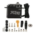 thumbnail image 2 of Motor de engranje de acero servo inoxidable, IP67 IP67 Impermable Grado 180 Angle de Rotación Alta Precisión 70 kg de servo Digital Para Automóvil 1/10 RC Para Automóvil, 2 of 7