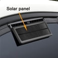 thumbnail image 3 of CHUANK Car Solar Powered Window Exhaust Fan with Three Air Outlet Car Air Purifier Car Solar Power Air Vent Radiator Fans for Backseat or Frontseat Vehicle Ventilation Fan (White), 3 of 6