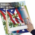 thumbnail image 6 of Puerto Rico Flag Frog Coconut Trees Placemats Set of 6,Wipeable Washable Table Mats for Dining Tables, Ocean Beach Place Mats for Kitchen Event Party Tabletop Decor, 6 of 9