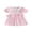 Pink, variant on BemeyourBBs Kids Toddler Baby Girl Birthday Dress Outfit 1 2 3 4 Years Old Birthday Dress Summer Clothes Little Baby Girl Puff Short Sleeve Doll Collar Bow Letter Embroidery Front Bow A-Line Dress