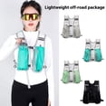 thumbnail image 4 of Running Vest, With Phone Holder Waterproof Nylon Running Water Bottle Storage Vest, Reflective, 4 of 8