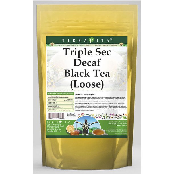 Is Black Decaf Tea Good For You Triple Sec Decaf Black Tea (Loose) (4 oz, Zin: 535846) - 2-Pack