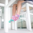 thumbnail image 3 of Toddler Socks Girls, Non Slip 12 Pairs Kids Ankle Socks with Grippers for 1-7 Years Children(02 Girls,3-5T), 3 of 5