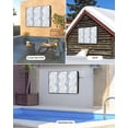 thumbnail image 2 of Outdoor TV Cover 52 to 55 Inch Weatherproof, Blue Grey Minimalist Tree Waterproof TV Screen Protector for Outside Decor with Zipper and Pocket 52"L x 30"H , Vintage Branch, 2 of 7
