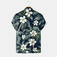 thumbnail image 7 of Mens Hawaiian Shirt Short Sleeve Button Down Shirts Tropical Floral Summer Beach Shirts,S-3XL, 7 of 7