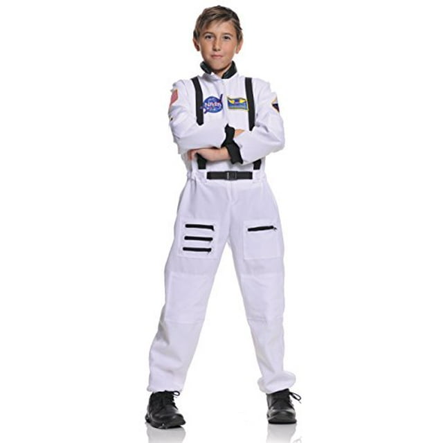 Underwraps childrens Astronaut costume - White, Small (4-6)