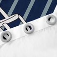 thumbnail image 5 of YST American Football 30%-50% Blackout Curtains, Curtains & Drapes 38''Wx54''L, Sports Window Curtains, White Navy Blue Striped Curtains for Men Husband Boyfriend Teenage Boys (Dallas), 5 of 6