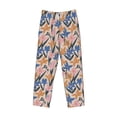 thumbnail image 4 of Xecao Lilies Flowers Men's Straight Lounge Pajama Pants: The Ultimate in Comfortable Sleepwear, 4 of 9