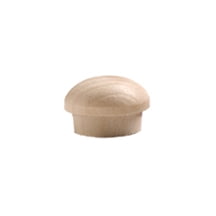 1000 Pcs 5/16" Maple ButtonsMushroom button plugs are perfect for adding a more decorative look when covering a screw hole.