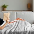 thumbnail image 3 of Human Anatomy Soft Flannel Fleece Throw Blanket, Muscle System Diagram of Man Body Features Biological Elements Heath Image, Cozy Plush for Indoor and Outdoor Use, 50" x 60", Coral, by Ambesonne, 3 of 5