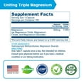 thumbnail image 3 of Lovita Triple Magnesium Complex 500mg, Glycinate, Citrate & Oxide, High Absorption, 180 Vegan Capsules (Pack of 3), 3 of 7