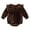 C135-Brown, variant on Staki Baby Girl Bubble Shirt Romper Outfit Long Sleeve Fall Bodysuit Top Newborn Oversized Crewneck Jumpsuit 0-18M,3-6 Months