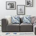 thumbnail image 3 of Awypu Chinoiserie Throw Pillow Covers Blue and White Home Decor, Floral Pillowcase Cushion Cover for Bed Sofa Couch, 2 Sets White, 3 of 6