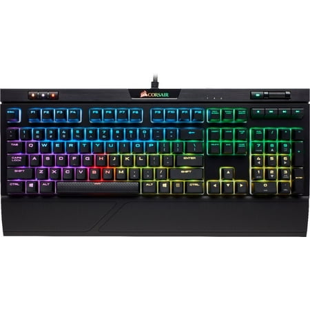 CORSAIR - Gaming STRAFE RGB MK2 MX Silent Mechanical CHERRY MX Silent RGB Switch Keyboard RGB Back Lighting -