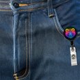 thumbnail image 6 of Neon Bear Face Retractable Reel ID Badge Key Card Name Tag Holder with Clip, 6 of 7