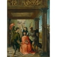 thumbnail image 3 of Juan de Flandes 15x18 Black Modern Framed Museum Art Print Titled - Christ Crowned with Thorns (ca. 1505), 3 of 5