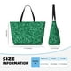 thumbnail image 4 of Fotbe Green Glitter Bolsa de Viaje para Playa - Resistente al Agua, Bolsa Tote de Gran Capacidad y Ligera con 7 Bolsillos para Mujeres y Hombres, 4 of 7