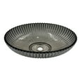 thumbnail image 4 of Lucine 21" Oval Decorative Black Vessel Glass Sinks With 60" White Base, 4 of 7