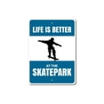 thumbnail image 2 of Life is Better at the Skatepark Novelty Decor, Metal Wall Sign - 10x14 Inches, 2 of 4