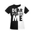 thumbnail image 3 of Dear Future Me Women's All Over Print Crew Neck T-Shirt (Model T40-2) (Size:XS;), 3 of 4
