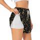 thumbnail image 1 of Balery Paris Romantic Pantalones cortos deportivos para mujer con forro y dos bolsillos, elásticos, para entrenamiento, gimnasio, yoga-X-Large, 1 of 7