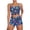 A18 Dark Blue, variant on FASHOFT Halloween Pajamas Women Funny Skeleton Graphic Sleeveless Racerback Tank Top and Shorts 2 Piece Pjs Set Casual Lounge Set Dark Blue L