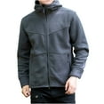 thumbnail image 1 of Styesk Vestes pour Hommes Sports d'Hiver Loisirs Chaudes en Velours Col Haut Poche Fermeture Éclair Randonnée Extérieure, 1 of 3