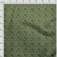 thumbnail image 3 of oneOone Polyester Lycra Forest Green Fabric Mandala & Peacock Block Sewing Craft Projects Fabric Prints By Yard 56 Inch Wide, 3 of 4