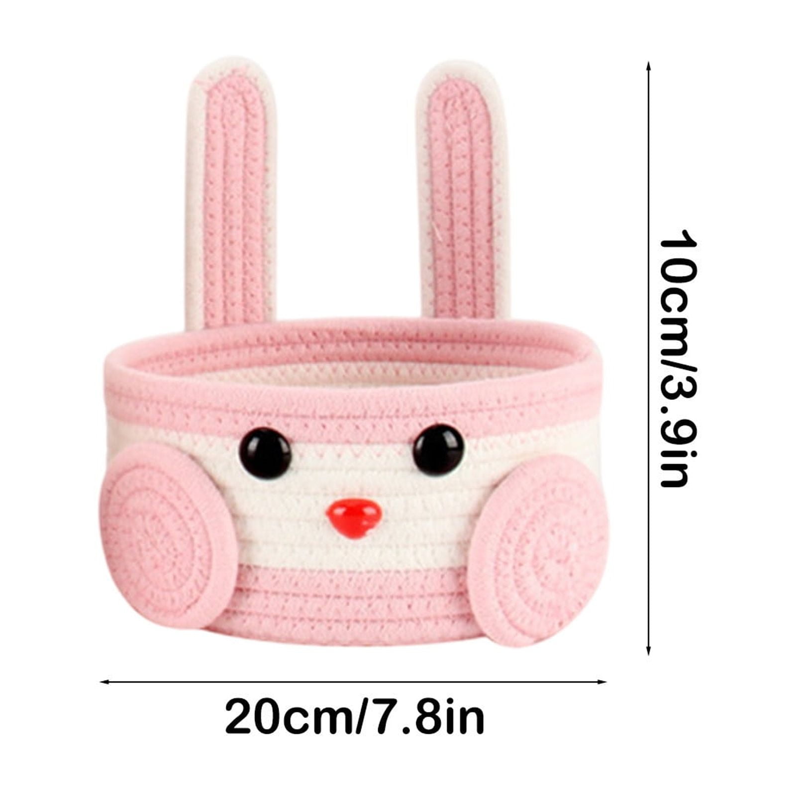 Matoen Easter Baskets for Kids, Baby Easter Empty Bunny Egg Basket, Easter Baskets for Boys, Girls, Toddler, Babies, Infant Easter Gifts Basket