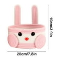 thumbnail image 3 of Clearance Boovnll Easter Basket, Large Capacity Cute Easter Bunny Basket with Long Ears Easter Baskets for Kids Easter Eggs Hunting Baskets for Boys Girls, Easter Decorations, 3 of 6