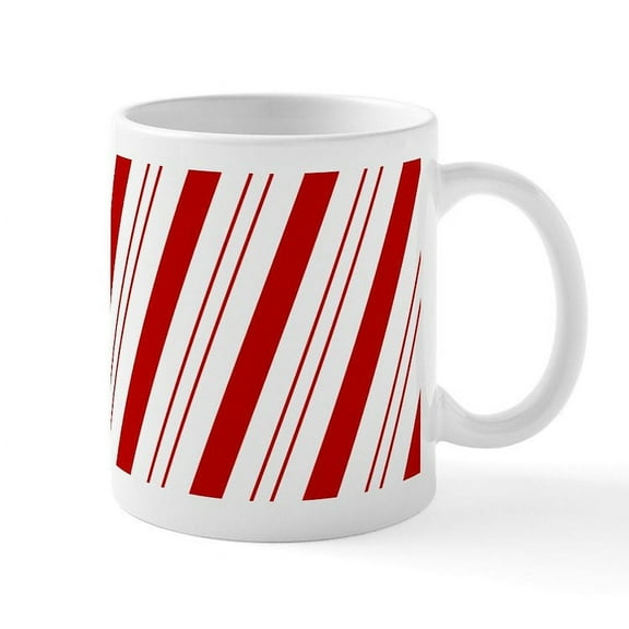 CafePress - Candycane Mug - 11 oz Ceramic Mug - Novelty Coffee Tea Cup
