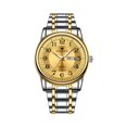 thumbnail image 2 of Resicozy Watches for Men Silver Stainless Steel Strap Wrist Watch Round Dial Daily Watch Easy to Large Numbers E One Size, 2 of 3
