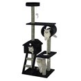 thumbnail image 2 of Go Pet Club F44 60 in. Black Cat Tree Condo Furniture, 2 of 3