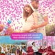 thumbnail image 2 of Gender Reveal Confeti Cannon Tamsan Premium Set de 4, 2 of 6