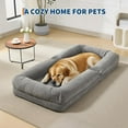 thumbnail image 5 of Lazy Sofa Bed,Adjustable Human Dog Bed Floor Chair for Adults,Convertible Sleeper Chair Comfy Small Couch with Pillows & 5 Adjustable Position for Living Room Bedroom Office, 5 of 7