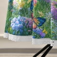 thumbnail image 5 of Coolnut Meadow Flowers Butterflies Round Tablecloth 60" Outdoor Table Covers with Umbrella Hole and Zipper for Kitchen Dining Picnic Party Home Decor, 5 of 7