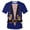 Royal Blue #4, variant on Evdexr Men's Pirate Shirt Funny Halloween Graphic Costume Short Sleeve Crew Neck T-Shirt L