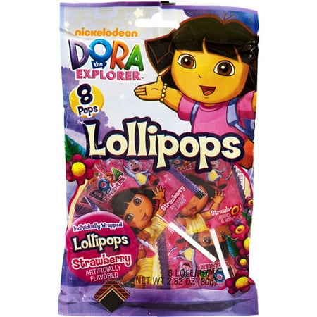 Nickelodeon Dora the Explorer Party Lollipops, 8pk